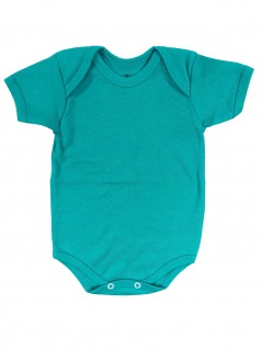 Body para Bebê Básico Verde Primavera  - Piu Blu