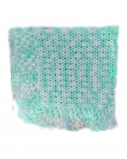 Manta de Lã para Bebê Mesclada Verde - Albarella