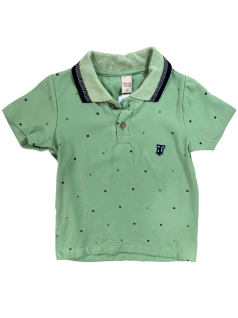 Camiseta Gola Polo Pique Viscose Verde - Trick Nick