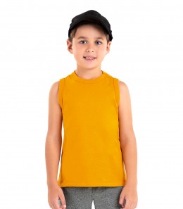 Camiseta Infantil Masculina Regata Básica - Rovitex